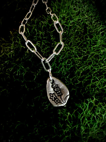 Fine Silver Talisman Necklace — Handcrafted Symbol Amulet
