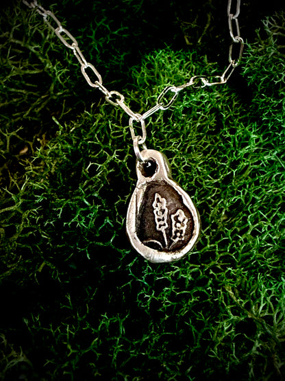 Fine Silver Talisman Necklace — Handcrafted Symbol Amulet